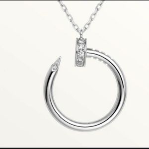 New Nail Necklace Stainless Steel